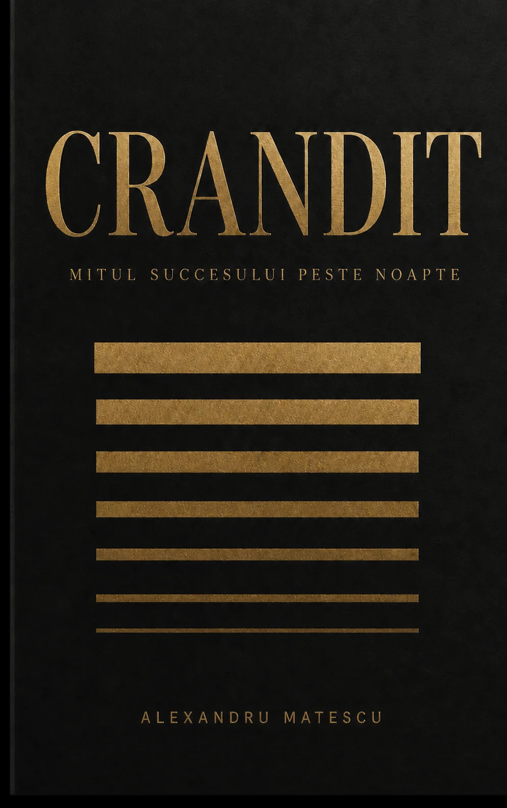 Coperta cărții CRANDIT — Mitul succesului peste noapte de Alexandru Matescu