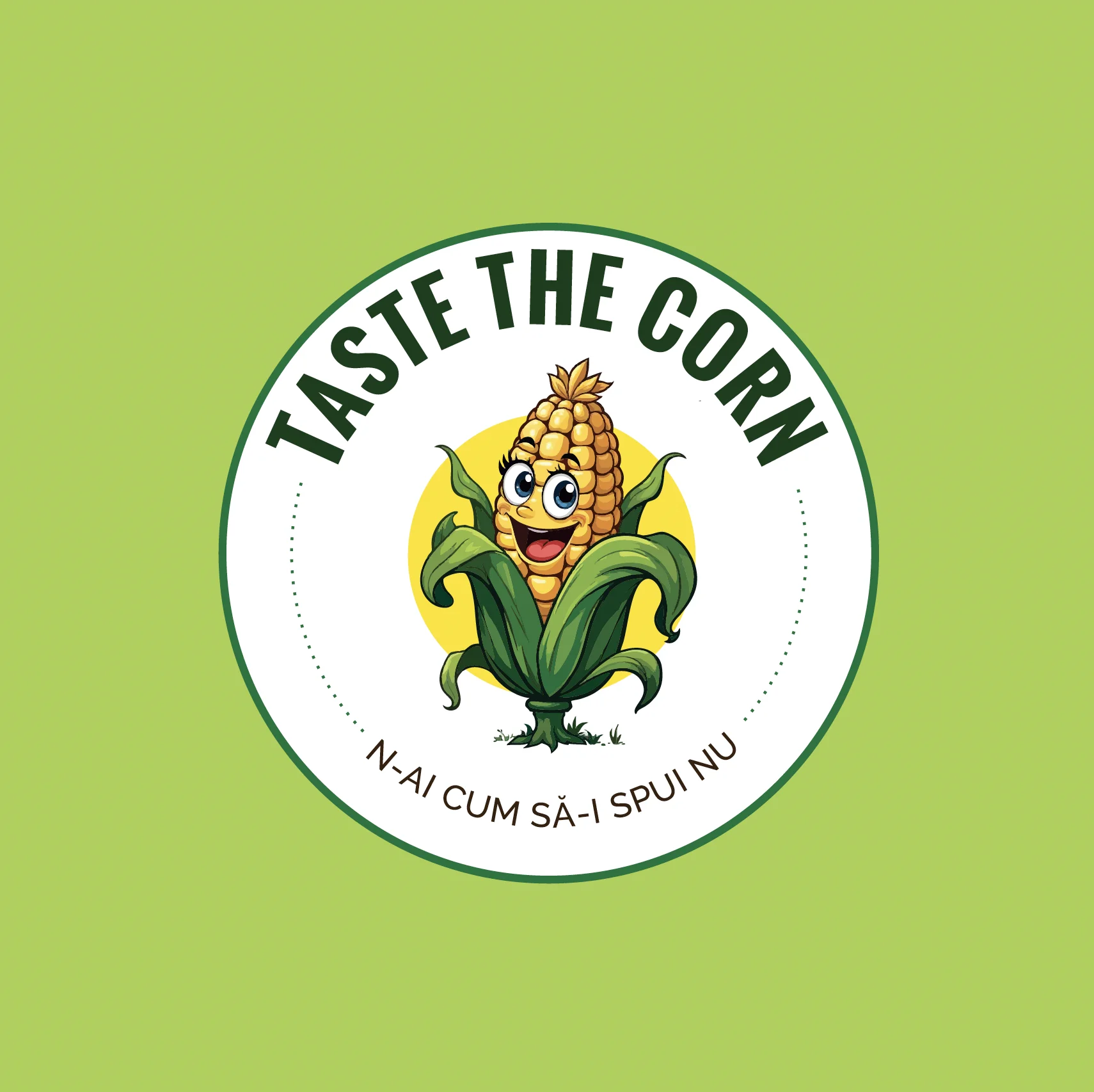 Logo Taste the Corn — N-ai cum să-i spui nu